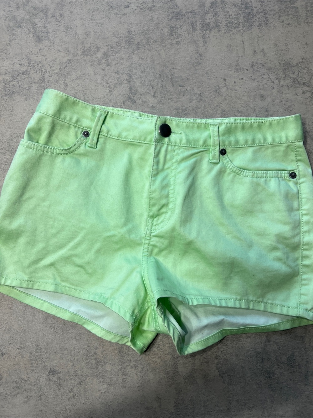 Forever 21 Mint Green Denim Shorts